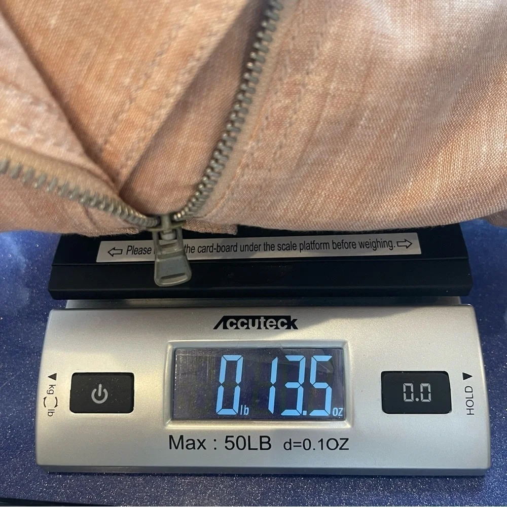 LOU & GREY 100% Linen Moto Jacket Soft Pink Womens Size XL - Picture 11 of 11